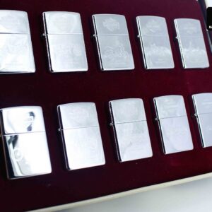 Zippo Set 1998 - Harley Davidson Motor Cycle - Genuine Zippo Lighters 4
