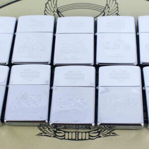 Zippo Set 1998 - Harley Davidson Motor Cycle - Genuine Zippo Lighters 6