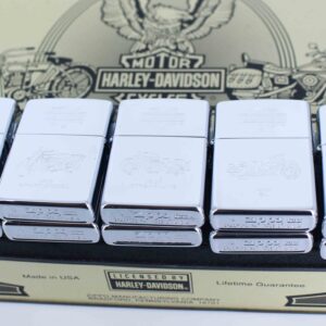 Zippo Set 1998 - Harley Davidson Motor Cycle - Genuine Zippo Lighters 7