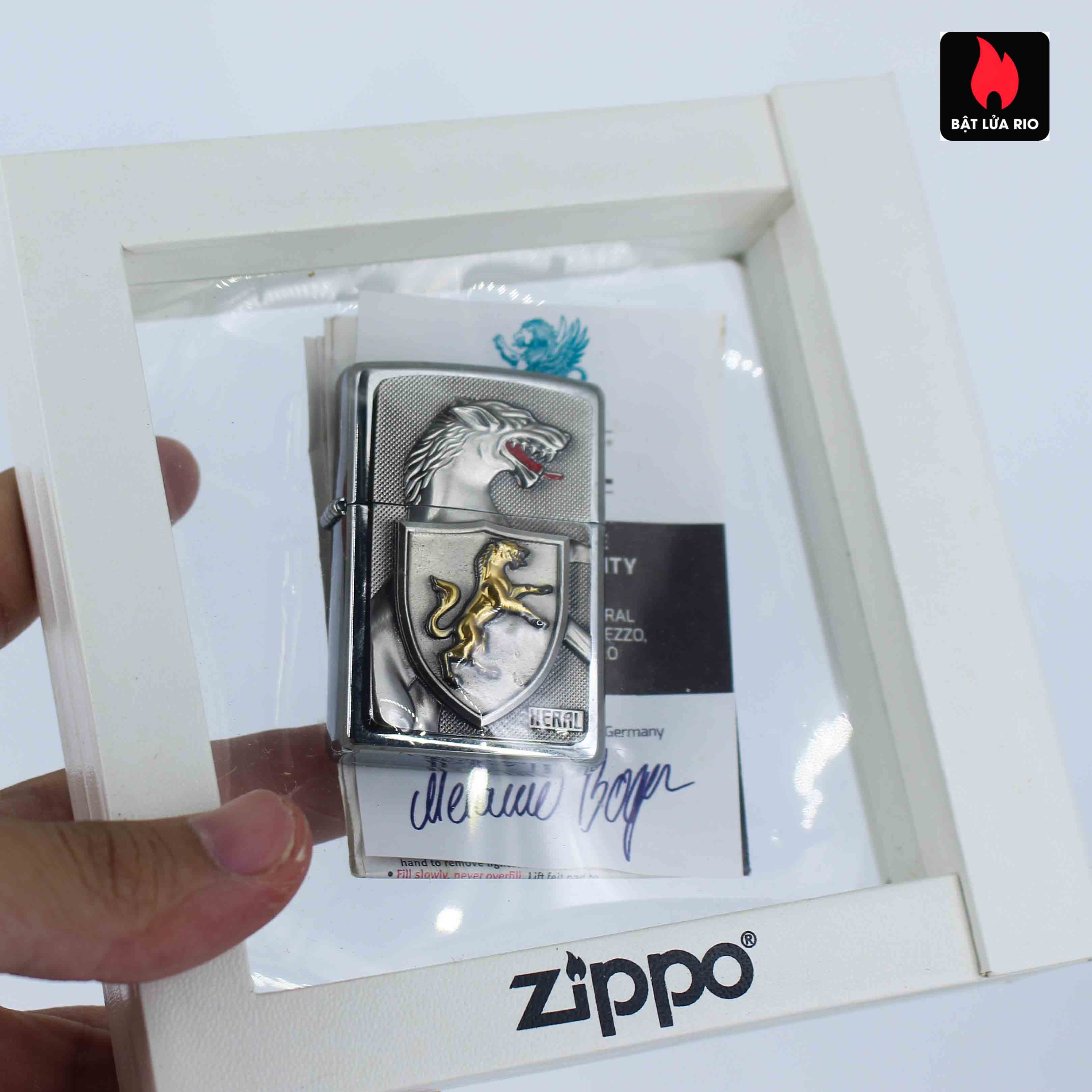 Zippo Set 2014 - Collectible Europe Animal Heral Arco Zippo Lighter Limited Edition 2