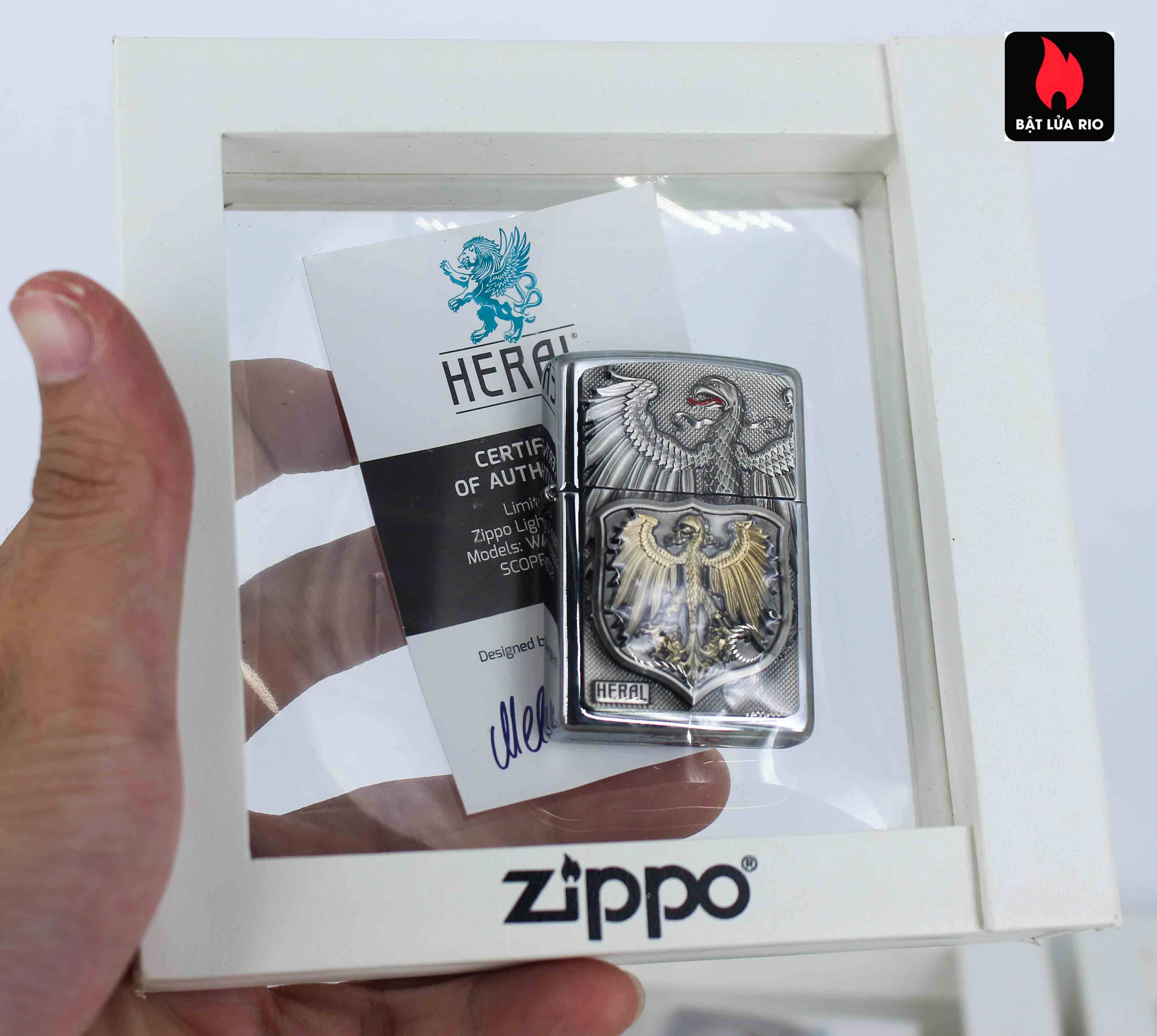 Zippo Set 2014 - Collectible Europe Animal Heral Arco Zippo Lighter Limited Edition 7