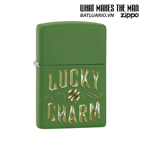 Zippo 49138 - Zippo Lucky Charm Green Matte