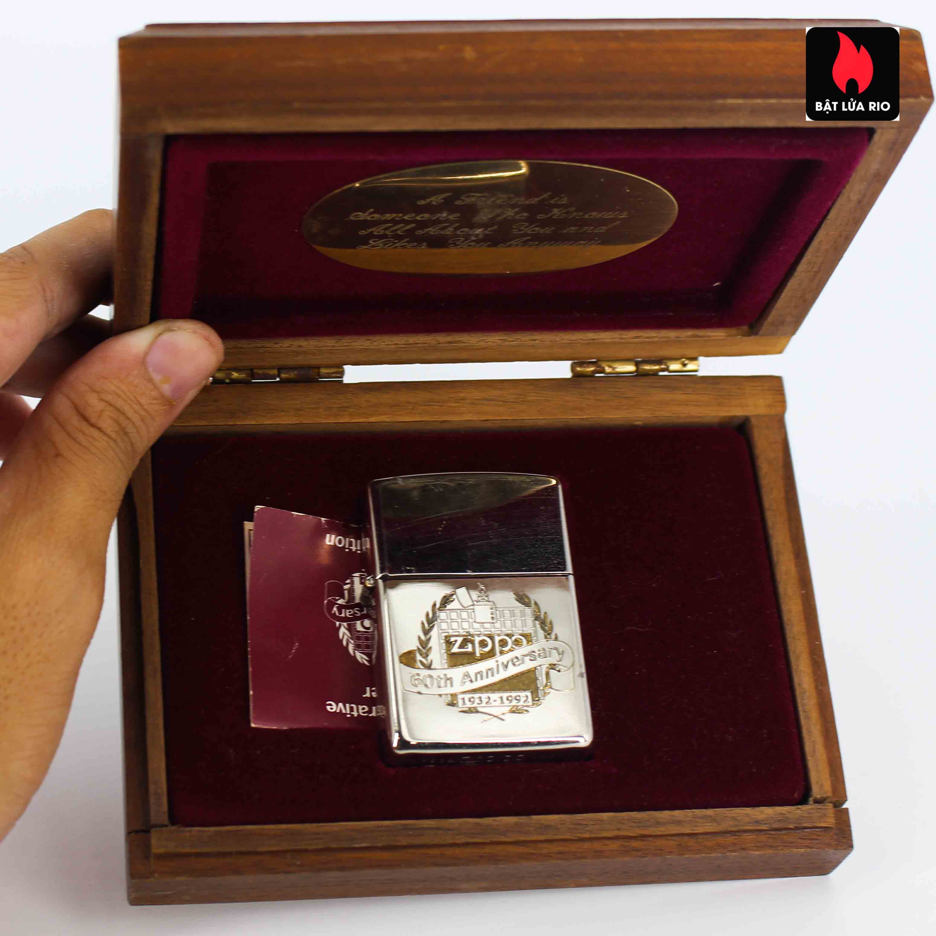 Zippo 1932 - 1992 - 60th Anniversary - Kỉ Niệm 60 Năm Thành Lập Hãng Zippo 1