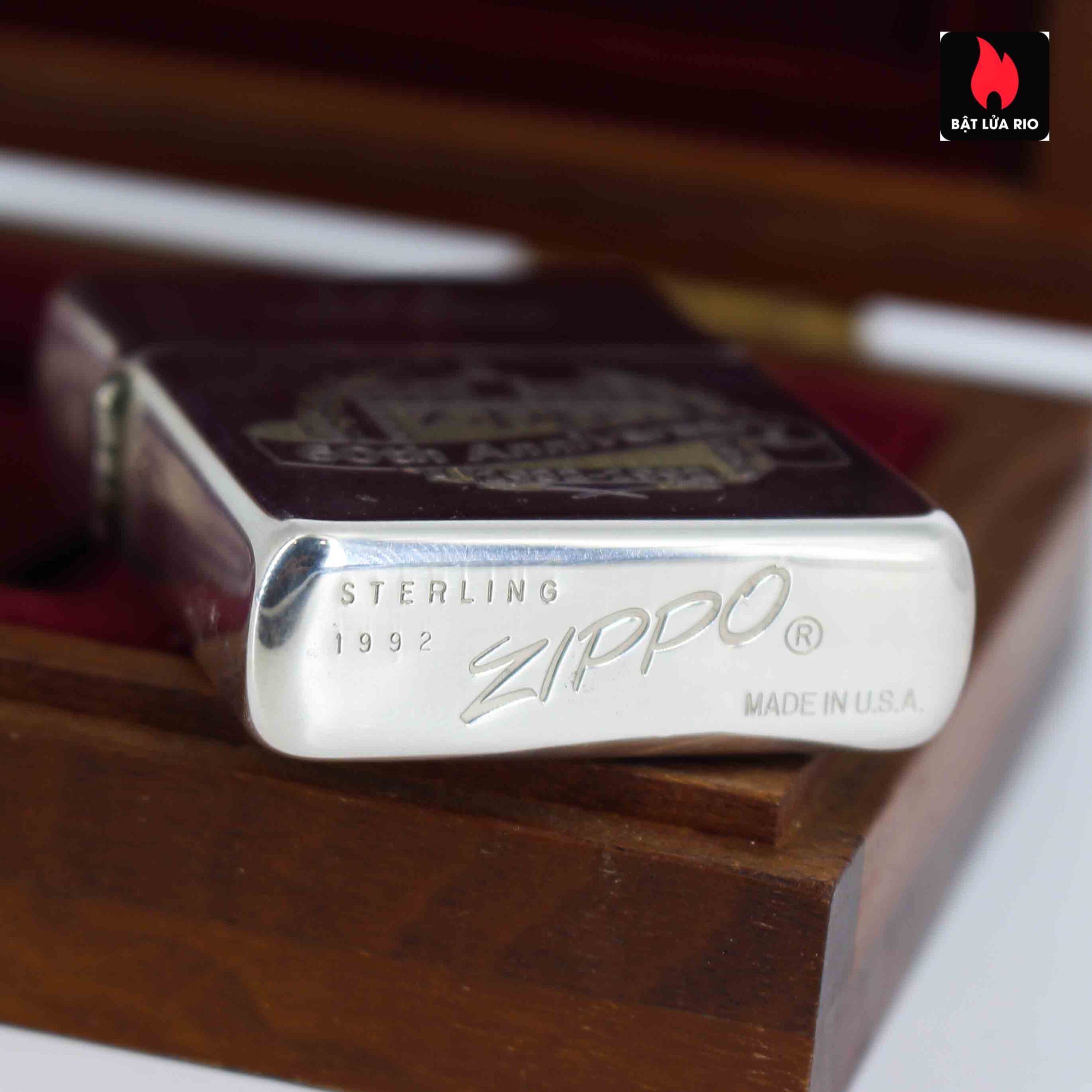 Zippo 1992 - Sterling Silver - 60th Anniversary - GGB 1463/5000