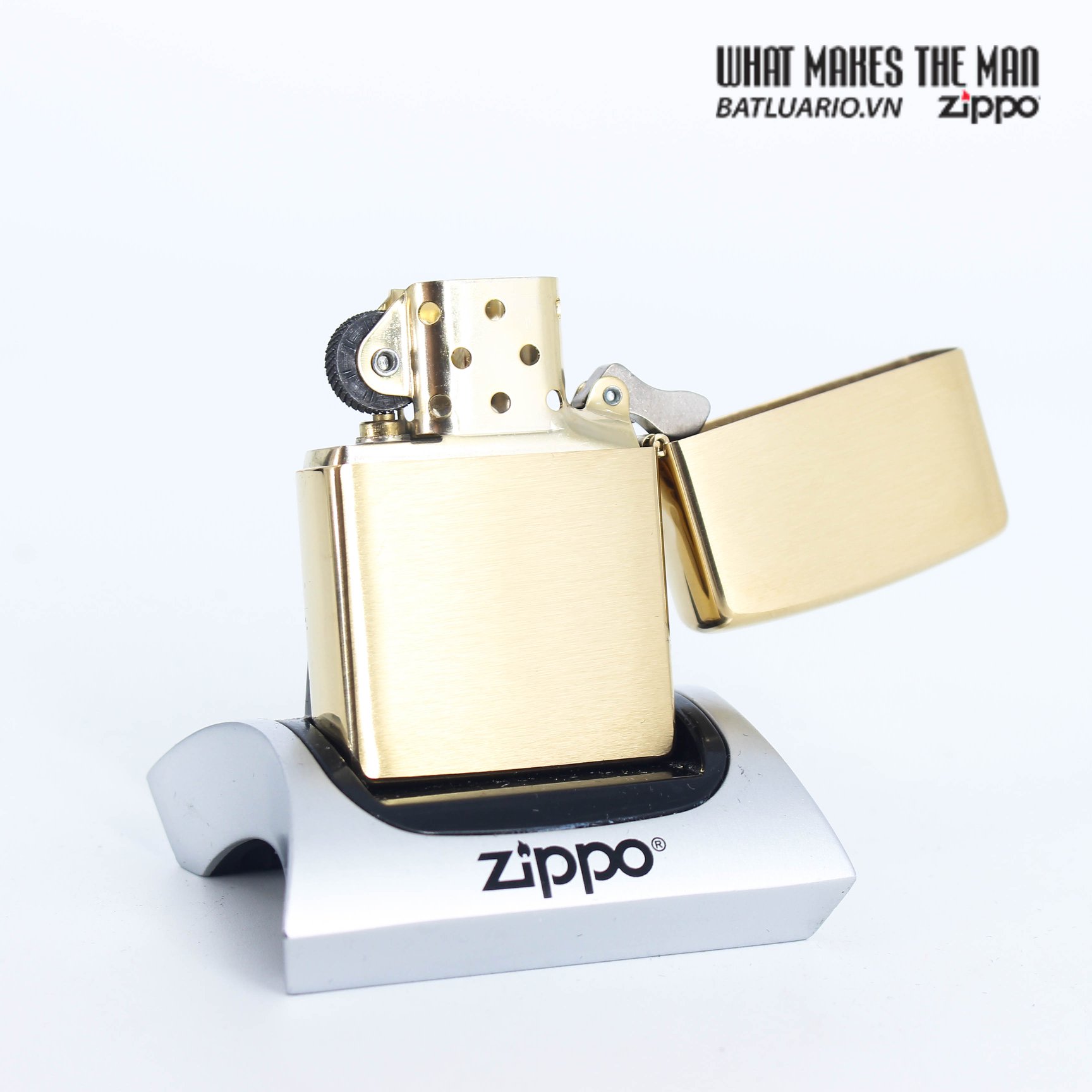 Zippo 49128 - Zippo Nautical Flags Design Brushed Brass 3