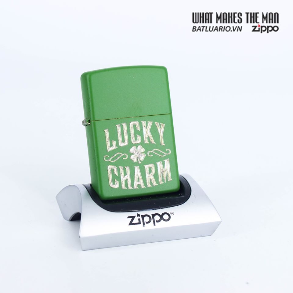 Zippo 49138 - Zippo Lucky Charm Green Matte 1