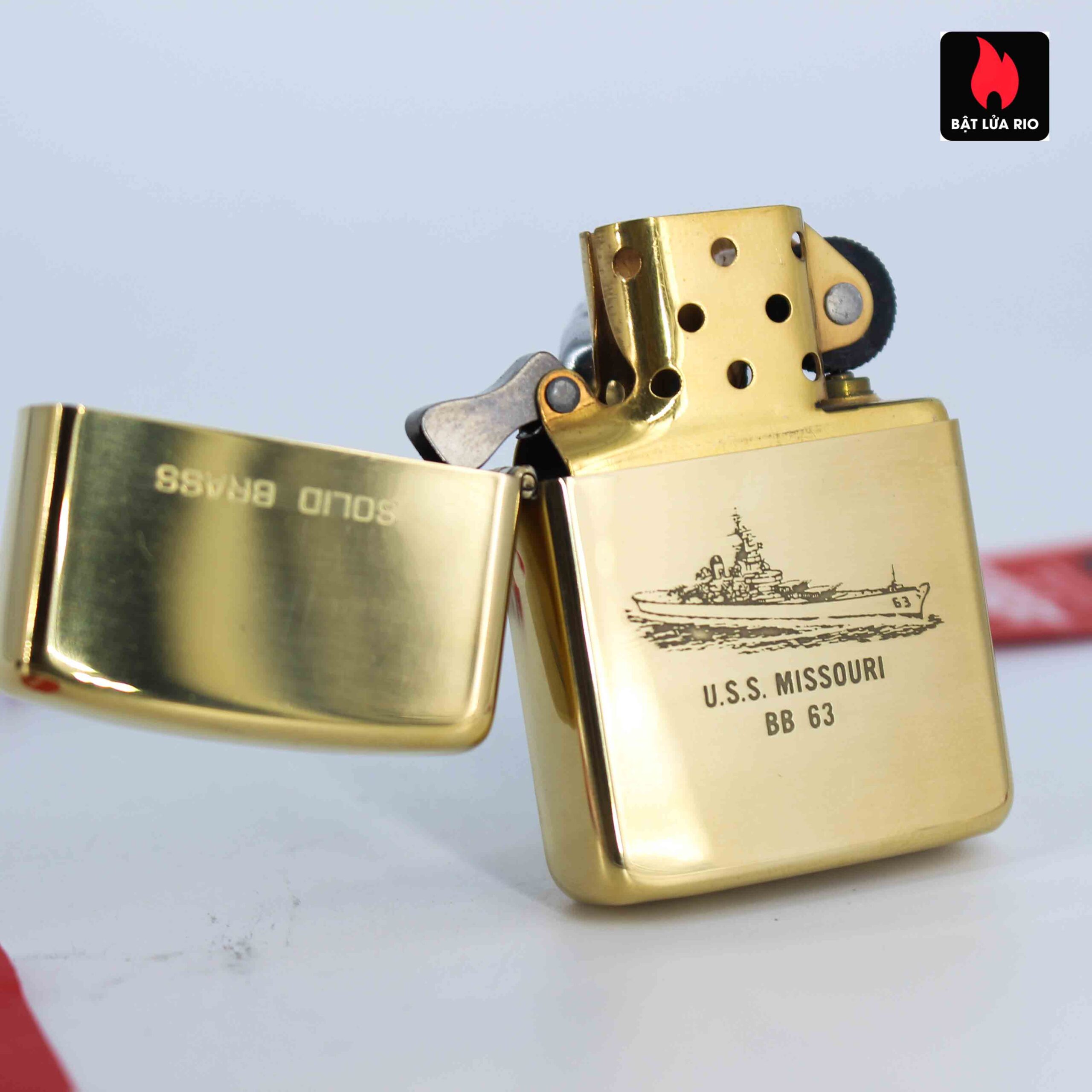 Zippo uss MISSOURI ソリッドブラス ミズーリ 真鍮 BB63 V7cbf-m58769595258 小物 | suurupi.ee