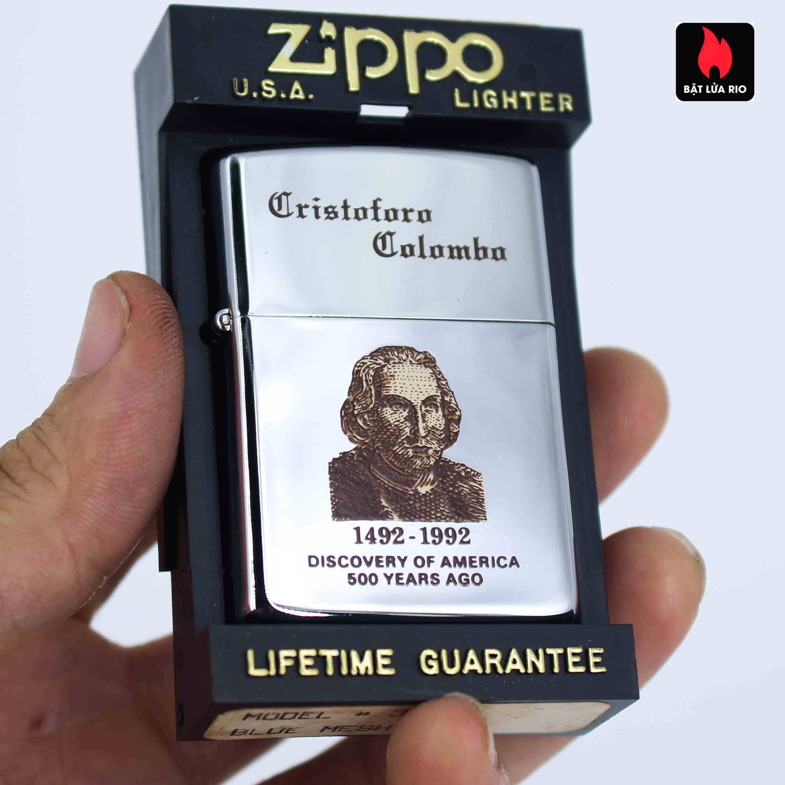Zippo La Mã 1991 - Cristoforo Colombo 1492-1992 1