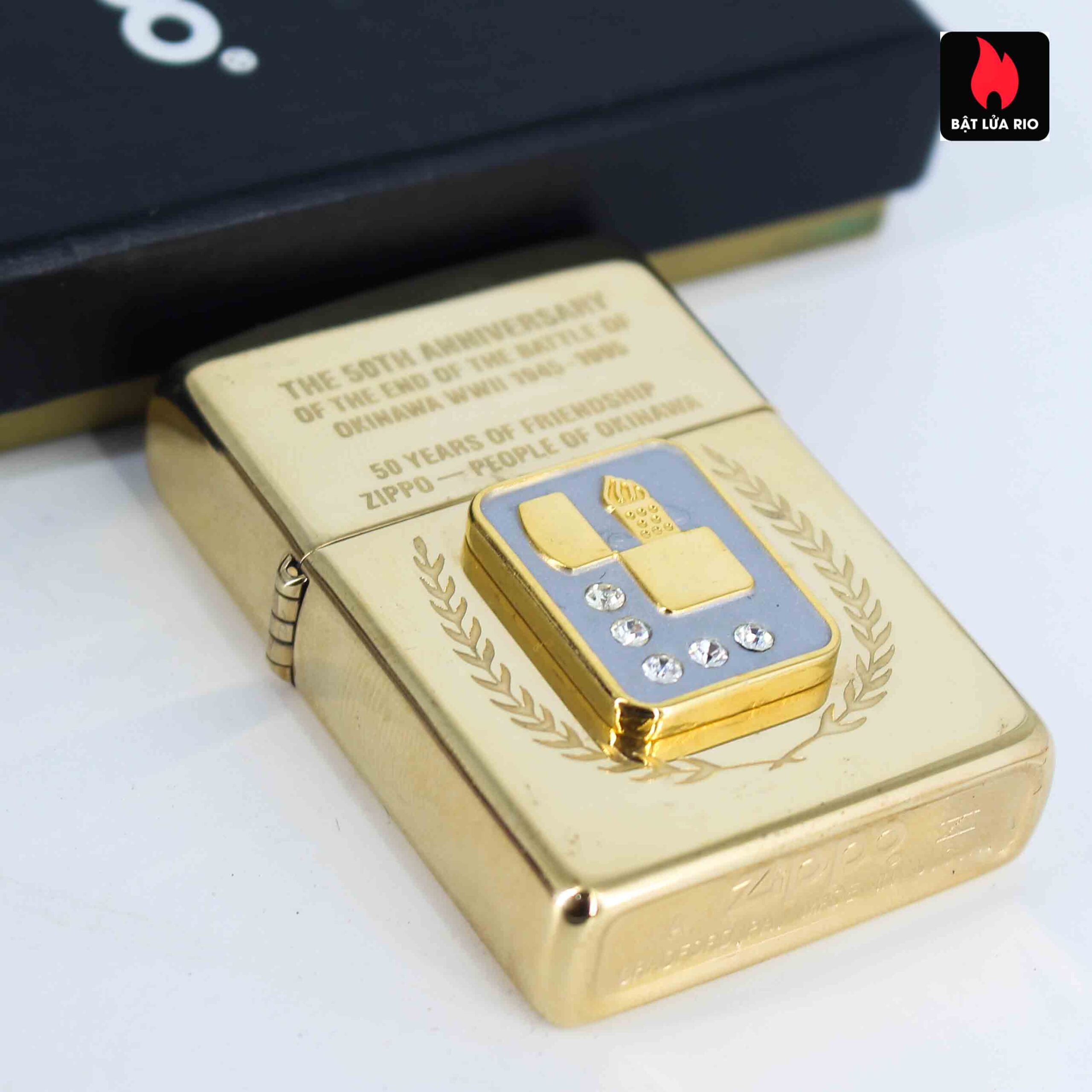 Zippo La Mã 1995 - 50th Anniversary Of The And Of The Battle Of Okinawa WWII 1945-1995 7
