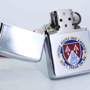 Zippo Xưa 1970 - United States Ship America - Don't Tread On Me 7