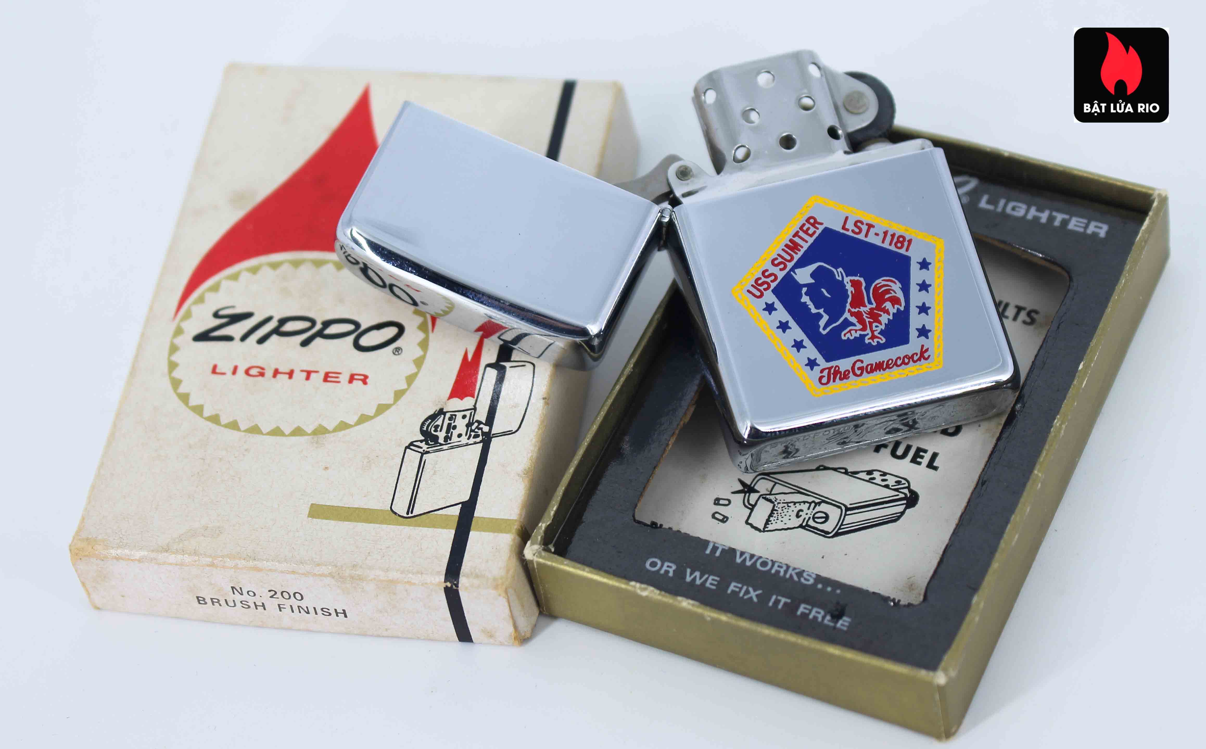 Zippo Xưa 1970 - Uss Sumter LST 1181 2
