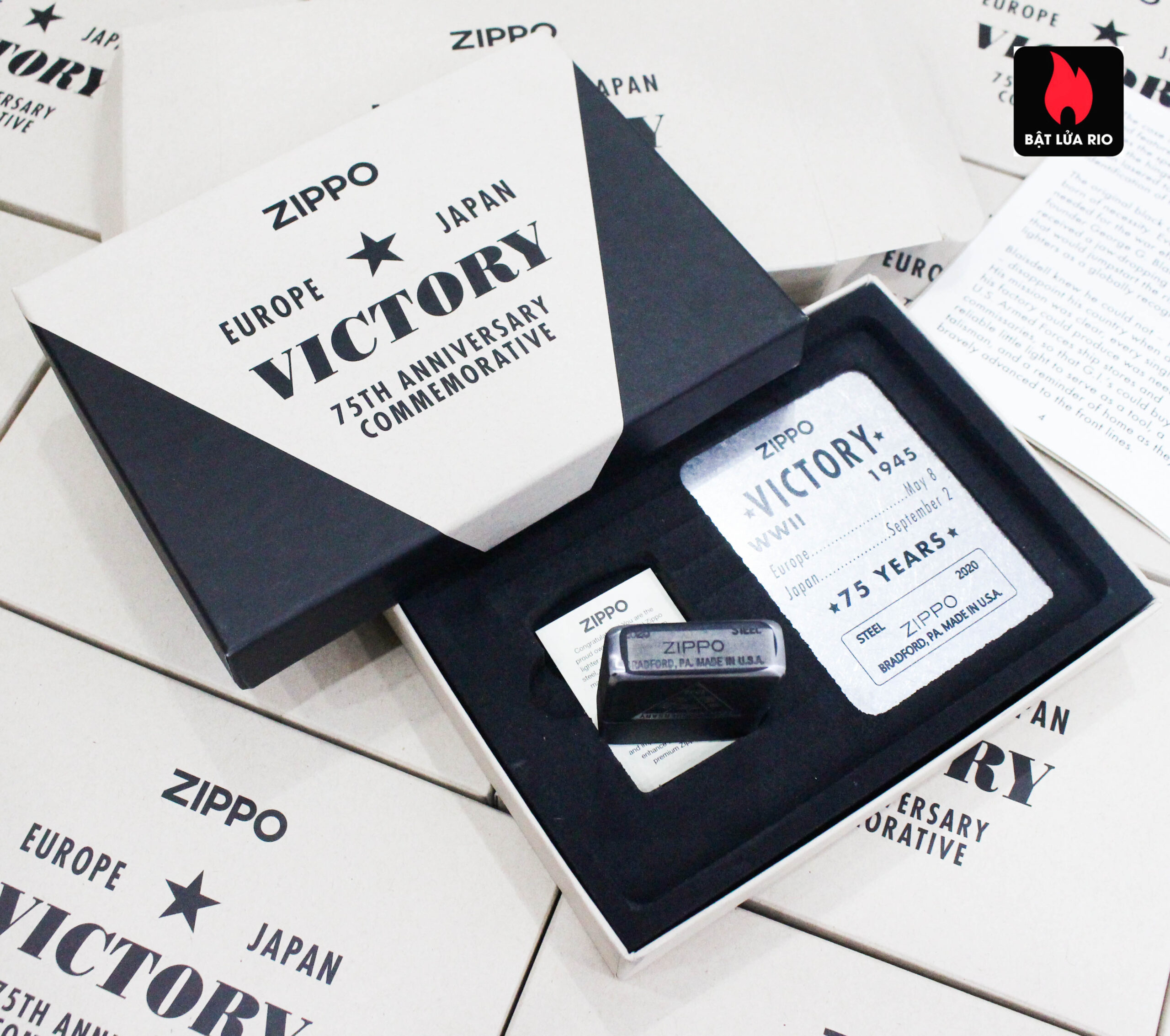 Zippo :: Zippo - VE/VJ 75th Anniversary Collectible - 2020 VICTORY Limited  Edition