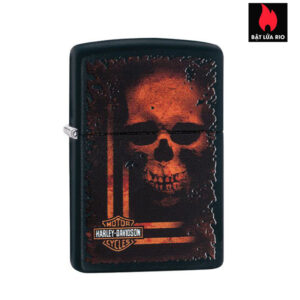 Zippo 29654 - Zippo Harley-Davidson® Skull Black Matte