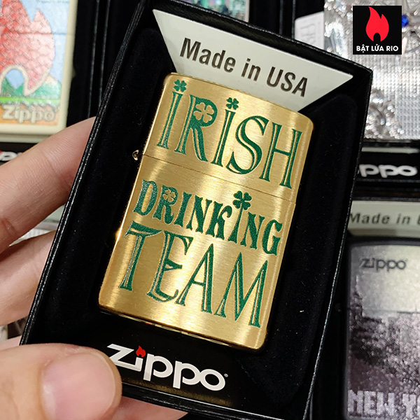 Zippo 204B Irish Drinking Team