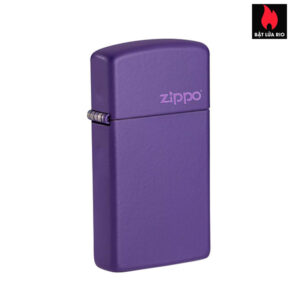 Zippo 1637ZL - Zippo Slim® Purple Matte with Zippo Logo