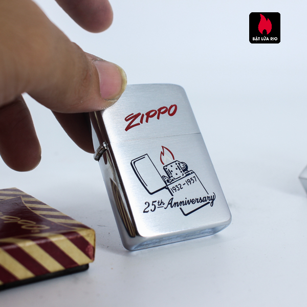 Hiếm - Zippo 1957 - 25th Anniversary - Kỉ Niệm 25 Năm Thành Lập Hãng Zippo 8