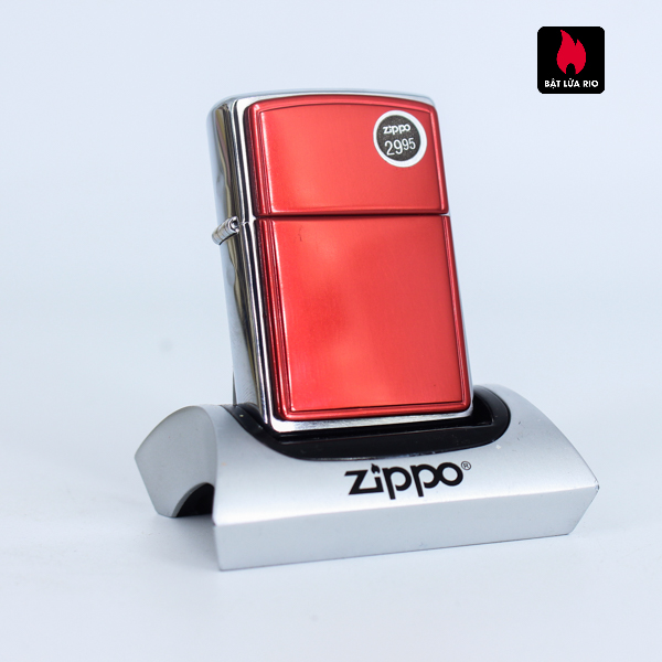 Zippo 2002 - Red Anodized Aluminum