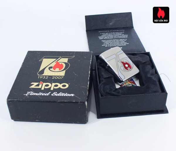 Zippo 2007 – 75th Anniversary Edition – Israel – Limited ISR 1 Of 300 2