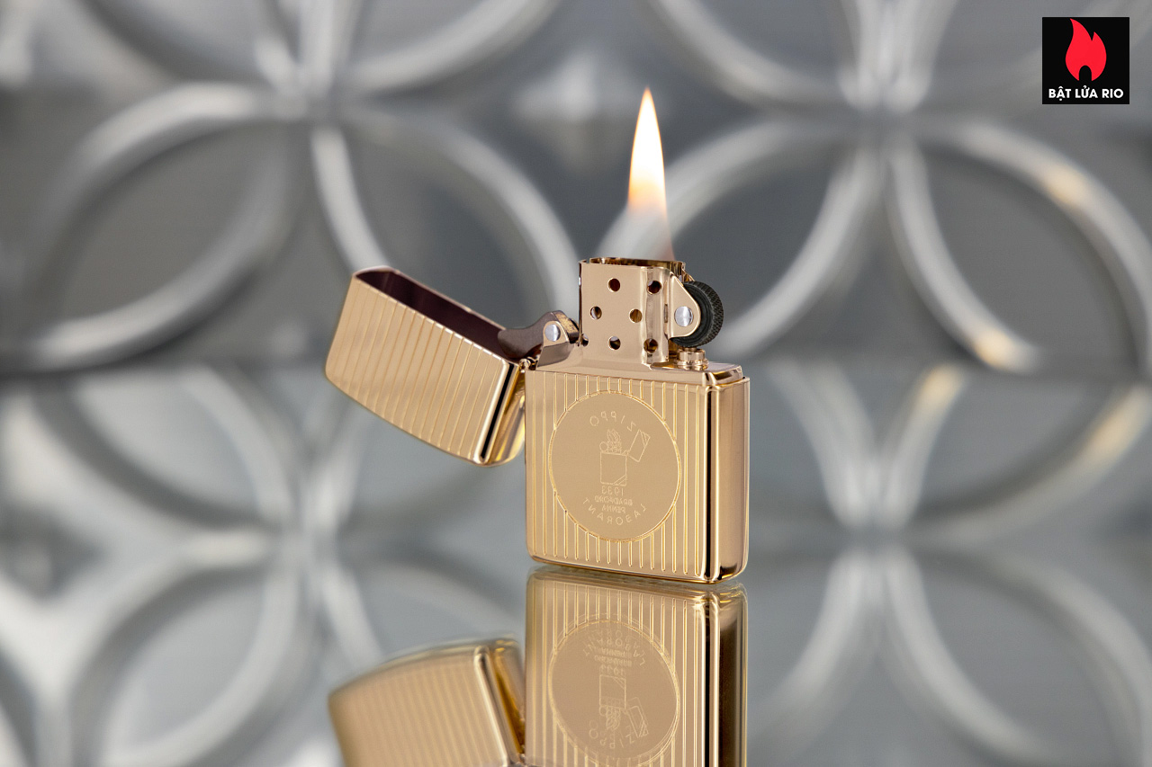 Zippo 49631 - Zippo Founder's Day 2021 Gold Plated Edition Collectible 6