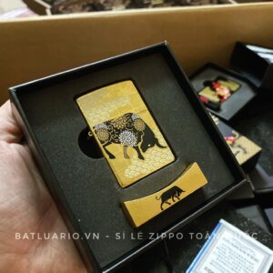 Zippo Year Of The Ox Gold Asia Limited Edition - Zippo CZA-2-18A 5