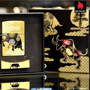 Zippo Year Of The Ox Gold Asia Limited Edition - Zippo CZA-2-18A