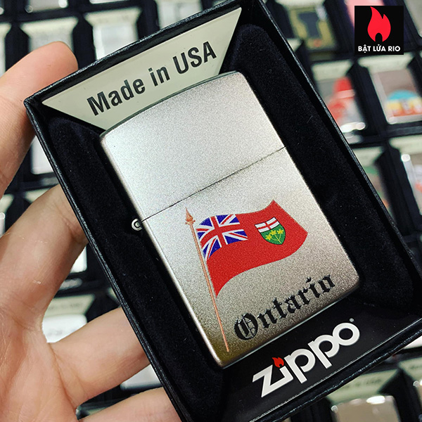 Zippo 205 Ontario Flag Souvenir