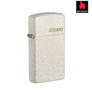 Zippo 49265ZL - Zippo Slim® Mercury Glass Zippo Logo