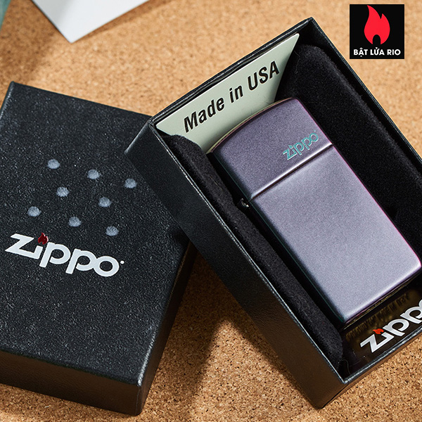 Zippo 49267ZL - Zippo Slim® Iridescent Zippo Logo 6