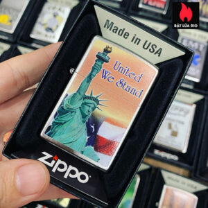 Zippo 205 Statue And Flag