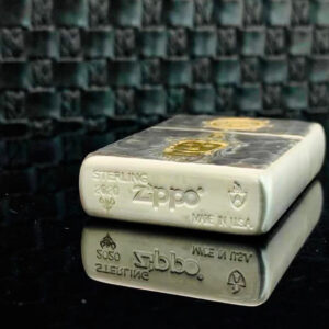 Zippo Armor® Sterling Silver - Zippo Vỏ Dày Bạc Nguyên Khối Quan Âm 3D - Họa Tiết Dát Vàng 24K Thủ Công - Ảnh 7