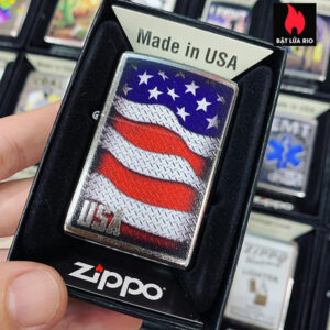 Zippo 207 USA Flag Waving