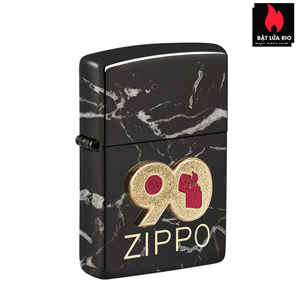 Zippo 49864 - Zippo 90th Anniversary Commemorative High Polish Black