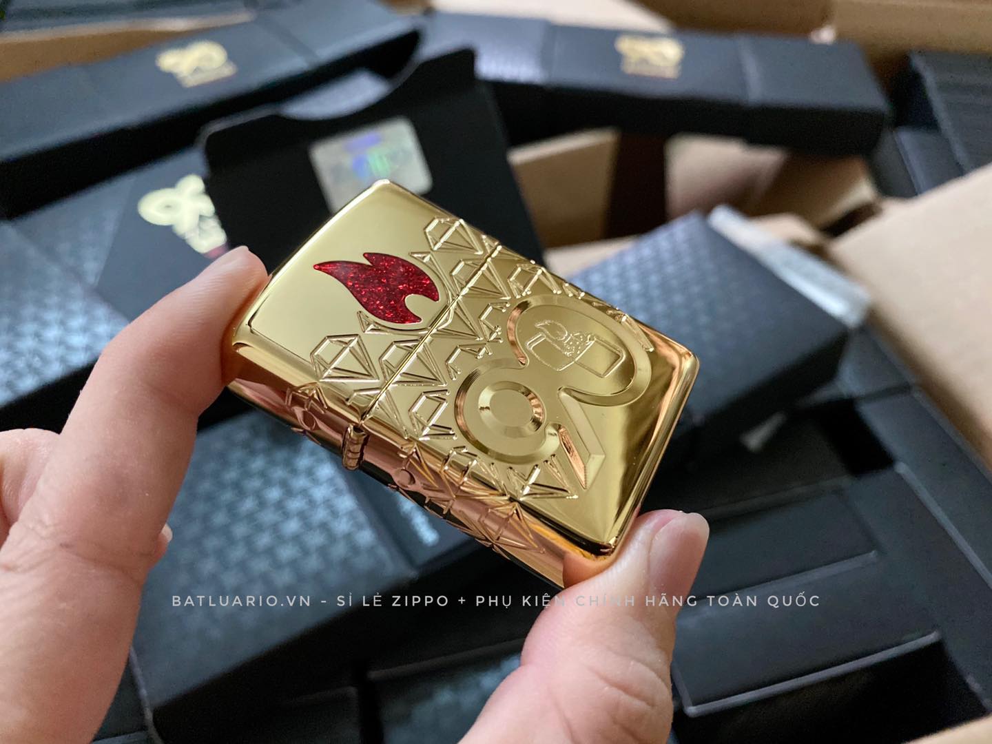 Zippo 49866 – Zippo 90th Anniversary Limited Edition - Zippo 2022  Collectible Of The Year Asia - Gold Plated - Zippo Coty 2022 Asia