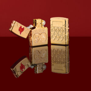 Zippo 49866 – Zippo 90th Anniversary Limited Edition - Zippo 2022 Collectible Of The Year Asia - Gold Plated - Zippo Coty 2022 Asia 18