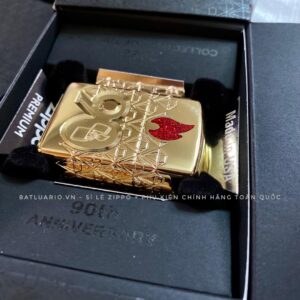 Zippo 49866 – Zippo 90th Anniversary Limited Edition - Zippo 2022 Collectible Of The Year Asia - Gold Plated - Zippo Coty 2022 Asia 74