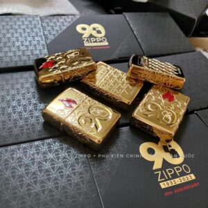 Zippo 49866 – Zippo 90th Anniversary Limited Edition - Zippo 2022 Collectible Of The Year Asia - Gold Plated - Zippo Coty 2022 Asia 31