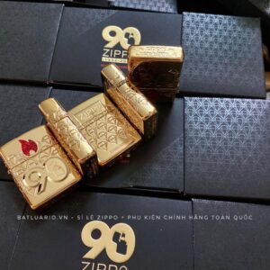 Zippo 49866 – Zippo 90th Anniversary Limited Edition - Zippo 2022 Collectible Of The Year Asia - Gold Plated - Zippo Coty 2022 Asia 33