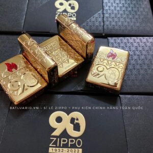 Zippo 49866 – Zippo 90th Anniversary Limited Edition - Zippo 2022 Collectible Of The Year Asia - Gold Plated - Zippo Coty 2022 Asia 34