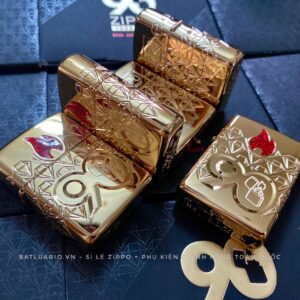 Zippo 49866 – Zippo 90th Anniversary Limited Edition - Zippo 2022 Collectible Of The Year Asia - Gold Plated - Zippo Coty 2022 Asia 37