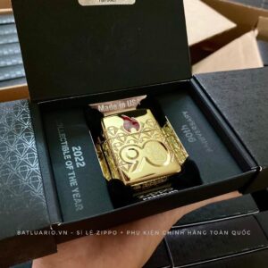 Zippo 49866 – Zippo 90th Anniversary Limited Edition - Zippo 2022 Collectible Of The Year Asia - Gold Plated - Zippo Coty 2022 Asia 38