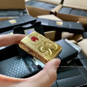 Zippo 49866 – Zippo 90th Anniversary Limited Edition - Zippo 2022 Collectible Of The Year Asia - Gold Plated - Zippo Coty 2022 Asia 42