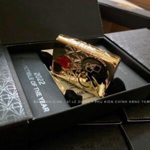 Zippo 49866 – Zippo 90th Anniversary Limited Edition - Zippo 2022 Collectible Of The Year Asia - Gold Plated - Zippo Coty 2022 Asia 58