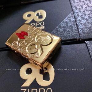 Zippo 49866 – Zippo 90th Anniversary Limited Edition - Zippo 2022 Collectible Of The Year Asia - Gold Plated - Zippo Coty 2022 Asia 61