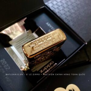 Zippo 49866 – Zippo 90th Anniversary Limited Edition - Zippo 2022 Collectible Of The Year Asia - Gold Plated - Zippo Coty 2022 Asia 62