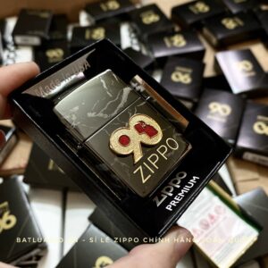 Zippo 49864 - Zippo 90th Anniversary Commemorative High Polish Black 12