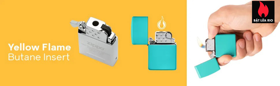 Ruột Zippo Gas Butane Lửa Vàng - Butane Lighter Insert- Yellow Flame - 65803 8