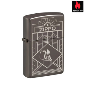 Zippo 48247 - Zippo Art Deco Design Black Ice®