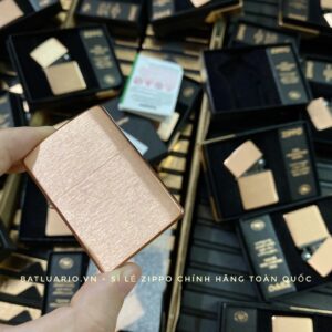 Zippo 48107 - Zippo Solid Copper - Zippo Copper Case With Black Coated Stainless Steel Insert - Zippo Đồng Đỏ Nguyên Khối 2022 62