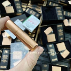 Zippo 48107 - Zippo Solid Copper - Zippo Copper Case With Black Coated Stainless Steel Insert - Zippo Đồng Đỏ Nguyên Khối 2022 65