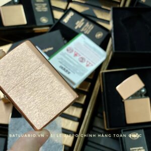 Zippo 48107 - Zippo Solid Copper - Zippo Copper Case With Black Coated Stainless Steel Insert - Zippo Đồng Đỏ Nguyên Khối 2022 68